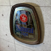パブミラー【Natural Light（ナチュラルライト）】額装　アート　ヴィンテージ