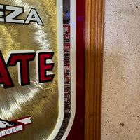 パブミラー【Cerveza Tecate（テカテ）】額装　アート　ヴィンテージ