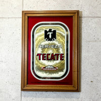 パブミラー【Cerveza Tecate（テカテ）】額装　アート　ヴィンテージ