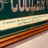 パブミラー【California Cooler（カリフォルニア・クーラー】額装　アート　ヴィンテージ