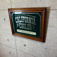 パブミラー【California Cooler（カリフォルニア・クーラー】額装　アート　ヴィンテージ