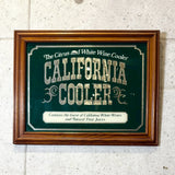 パブミラー【California Cooler（カリフォルニア・クーラー】額装　アート　ヴィンテージ
