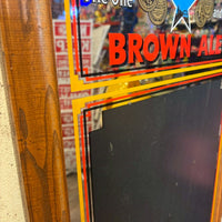 パブミラー【Newcastle Brown Ale（ニューカッスル・ブラウンエール） 】額装　アート　ヴィンテージ