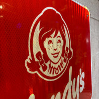看板　【Wendy’s（ウェンディーズ）】　スチール看板　メタルサイン