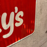 看板　【Wendy’s（ウェンディーズ）】　スチール看板　メタルサイン