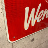 看板　【Wendy’s（ウェンディーズ）】　スチール看板　メタルサイン
