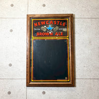 パブミラー【Newcastle Brown Ale（ニューカッスル・ブラウンエール） 】額装　アート　ヴィンテージ