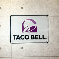 看板　【Taco Bell（タコベル）】　スチール看板　メタルサイン