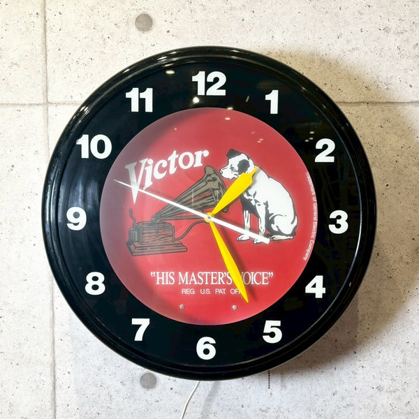 ネオンクロック　【Victor（ビクター）】　電飾時計　ヴィンテージ時計