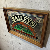 パブミラー【BAILEY’S（ベイリーズ】額装　アート　ヴィンテージ