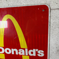 看板　【McDonald’s（マクドナルド）】　スチール看板　メタルサイン