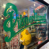 パブミラー【Pilsner Urquell（ピルスナーウルケル）】額装　アート　ヴィンテージ