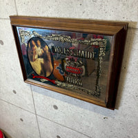 パブミラー【Wolfschmidt（ウォルフシュミット）】額装　アート　ヴィンテージ
