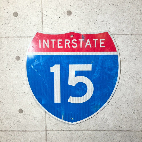 ハイウェイ看板　【インターステート15号線（I-15）】　ロードサイン　ヴィンテージ看板