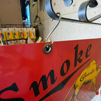 ハンガー看板　【Smoke Cigarettes RED KAMEL】　ヴィンテージサイン