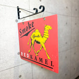 ハンガー看板　【Smoke Cigarettes RED KAMEL】　ヴィンテージサイン
