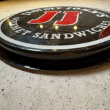 プラスチック看板　【JIMMY JOHN’S】　円型サイン