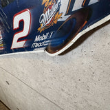 スチール看板　【Rusty Wallace #2 Miller Lite Ford Mustang】　NASCAR　ヴィンテージサイン
