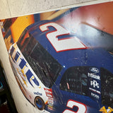 スチール看板　【Rusty Wallace #2 Miller Lite Ford Mustang】　NASCAR　ヴィンテージサイン