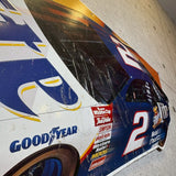 スチール看板　【Rusty Wallace #2 Miller Lite Ford Mustang】　NASCAR　ヴィンテージサイン