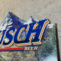 ヴィンテージ看板　【BUSCH BEER（ブッシュビール）】エンボスサイン　2000年製