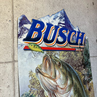 ヴィンテージ看板　【BUSCH BEER（ブッシュビール）】エンボスサイン　2000年製
