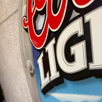 ヴィンテージ看板　【 Coors Light（クアーズ・ライト） 】　ビールサイン　2001年製