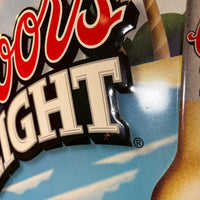ヴィンテージ看板　【 Coors Light（クアーズ・ライト） 】　ビールサイン　2001年製