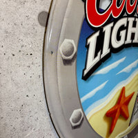ヴィンテージ看板　【 Coors Light（クアーズ・ライト） 】　ビールサイン　2001年製