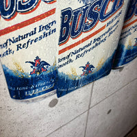 ヴィンテージ看板　【BUSCH BEER（ブッシュ・ビール】　ビールサイン