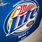 ボンネット型看板　【NASCAR】ラスティ・ウォレス直筆サイン入り看板　Miller Lite