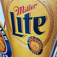 ヴィンテージ看板　【Miller Lite（ミラーライト）】　ビールサイン