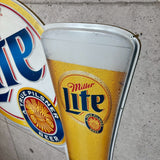 ヴィンテージ看板　【Miller Lite（ミラーライト）】　ビールサイン