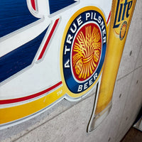 ヴィンテージ看板　【Miller Lite（ミラーライト）】　ビールサイン