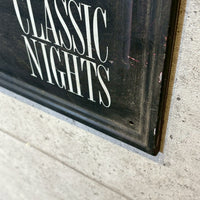 ヴィンテージ看板　【Canadian Club Classic Night】ブリキ看板　バーサイン