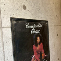 ヴィンテージ看板　【Canadian Club Classic Night】ブリキ看板　バーサイン