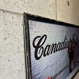 ヴィンテージ看板　【Canadian Club「Forget About…」】ブリキ看板　バーサイン
