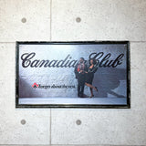 ヴィンテージ看板　【Canadian Club「Forget About…」】ブリキ看板　バーサイン