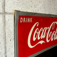 ヴィンテージ黒板　【Coca-Cola】　ブリキ看板　正規品