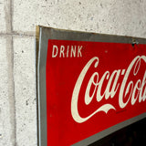 ヴィンテージ黒板　【Coca-Cola】　ブリキ看板　正規品