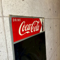 ヴィンテージ黒板　【Coca-Cola】　ブリキ看板　正規品