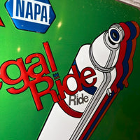 アルミ看板　【NAPA　「Regal Ride MAXAIR」】　エンボス看板