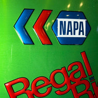 アルミ看板　【NAPA　「Regal Ride MAXAIR」】　エンボス看板