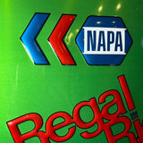 アルミ看板　【NAPA　「Regal Ride MAXAIR」】　エンボス看板