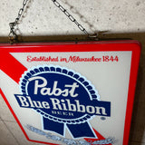 ヴィンテージ看板　【PUBST　BLUE RIBBON】　壁掛け
