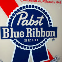ヴィンテージ看板　【PUBST　BLUE RIBBON】　壁掛け