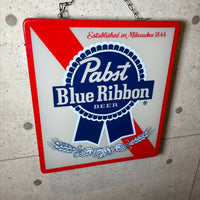ヴィンテージ看板　【PUBST　BLUE RIBBON】　壁掛け