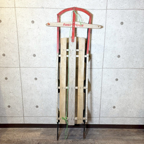 木製ソリ　【Fast Trak】　クリスマスインテリア