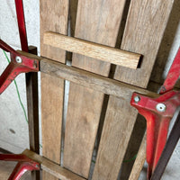 木製ソリ　【Flexible Flyer（フレキシブルフライヤー）製】　クリスマスインテリア