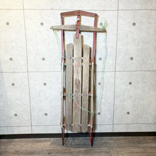 木製ソリ　【Flexible Flyer（フレキシブルフライヤー）製】　クリスマスインテリア
